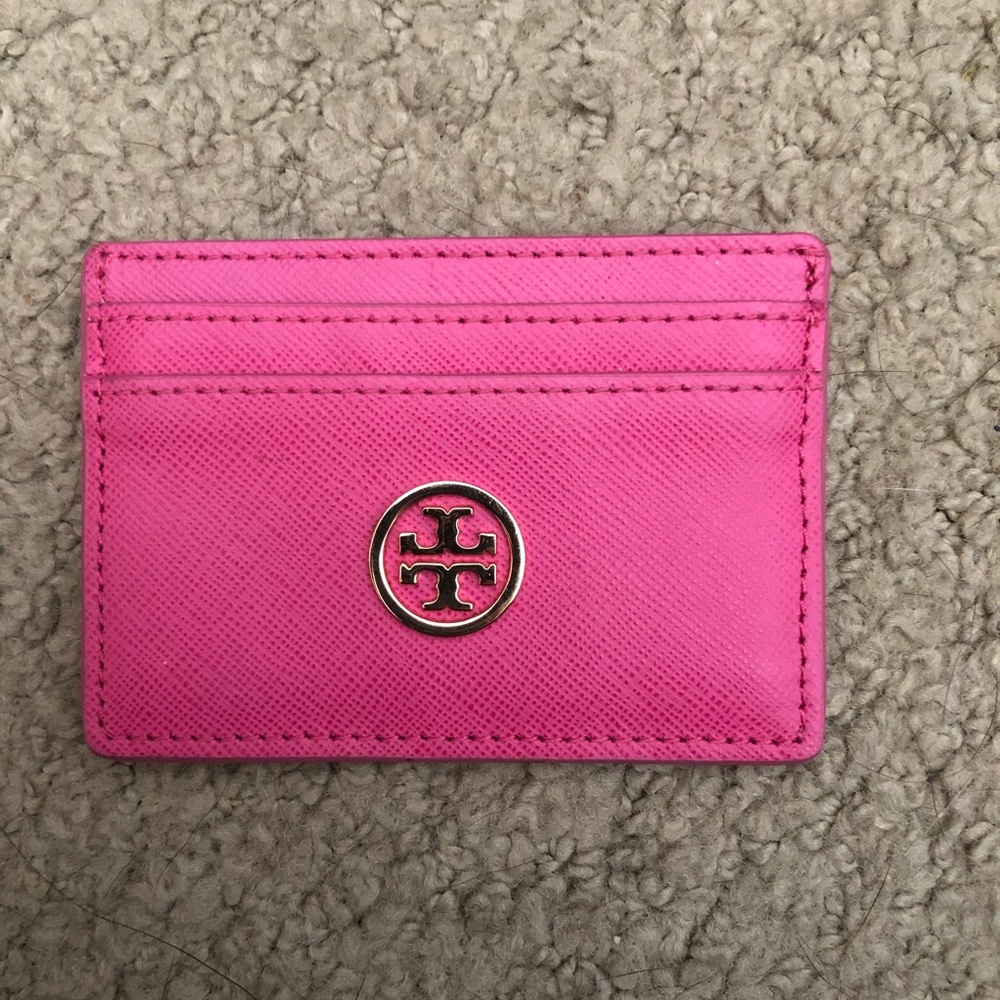 Tory Burch Hot Pink Cardholder